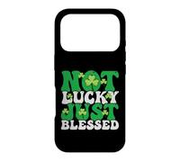 Not Just Lucky Blessed | St Patricks Day Coque pour iPhone 17 Pro