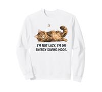 Not Lazy Mode d'économie d'énergie pour Chat Sweatshirt