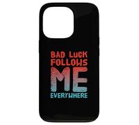 Not Lucky Bro Text Funny People My Bad me Suit Partout Coque pour iPhone 13 Pro