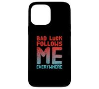 Not Lucky Bro Text Funny People My Bad me Suit Partout Coque pour iPhone 13 Pro Max