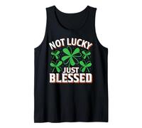 Not Lucky Just Blessed St Patrick Day Mom Kids Boys Girls Débardeur