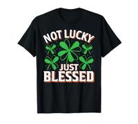 Not Lucky Just Blessed St Patrick Day Mom Kids Boys Girls T-Shirt