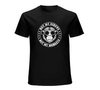 Not My Circus Monkeys Funny Monkey Animal Lover Graphic T-Shirt Mens Man Black 3XL