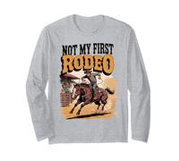 Not My First Rodeo Horse Country Western Vintage Homme Femme Manche Longue