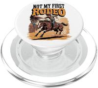 Not My First Rodeo Horse Country Western Vintage Homme Femme PopSockets PopGrip pour MagSafe