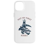 Not My First Rodéo, Western Style Country Raccoon Alligator Coque pour iPhone 14 Plus