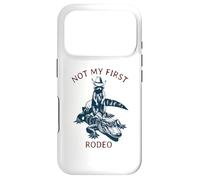 Not My First Rodéo, Western Style Country Raccoon Alligator Coque pour iPhone 17 Pro