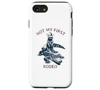 Not My First Rodéo, Western Style Country Raccoon Alligator Coque pour iPhone SE (2020) / 7/8