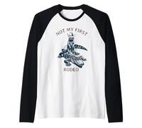 Not My First Rodéo, Western Style Country Raccoon Alligator Manche Raglan