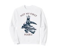 Not My First Rodéo, Western Style Country Raccoon Alligator Sweatshirt