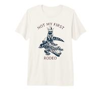 Not My First Rodéo, Western Style Country Raccoon Alligator T-Shirt Haut de Gamme