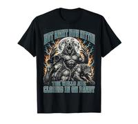 Not Now Kitten Walls Closing on Daddy Funny Alpha Wolf Meme T-Shirt