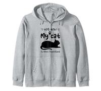 Not Now My Cat Is More Important Chat drôle Sweat à Capuche