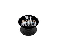 Not of This World: Christian Faith Romans 12:2 Space Earth PopSockets PopGrip Adhésif