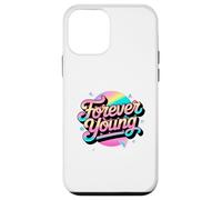 Not Old, But Forever Young. Motif motivant des années 80 et 90 Coque pour iPhone 12 Mini