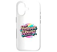Not Old, But Forever Young. Motif motivant des années 80 et 90 Coque pour iPhone 17
