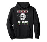Not Santa Karl Marx Pull de Noël Moche Meme Communiste Sweat à Capuche