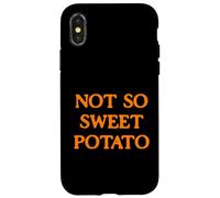 Not So Sweet Patate Thanksgiving Tenues Assorties pour Couples Coque pour iPhone X/XS