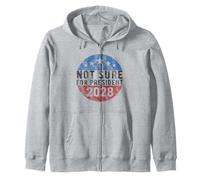Not Sure for President 2028 USA Funny Vintage Sweat à Capuche