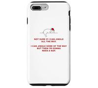Not Sure If I Can Jingle All The Way - Cat Funny Christmas Coque pour iPhone 7 Plus/8 Plus