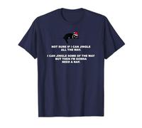 Not Sure If I Can Jingle All The Way - Cat Funny Christmas T-Shirt
