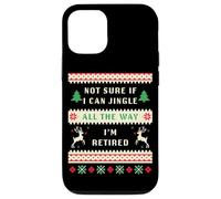 Not Sure If I Can Jingle All The Way, Christmas Ugly Retired Coque pour iPhone 12/12 Pro