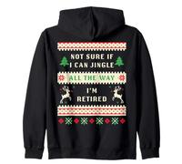 Not Sure If I Can Jingle All The Way, Christmas Ugly Retired Sweat à Capuche