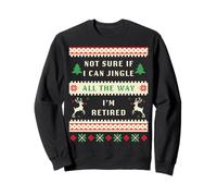 Not Sure If I Can Jingle All The Way, Christmas Ugly Retired Sweatshirt
