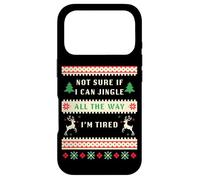 Not Sure If I Can Jingle All The Way, Tired - Christmas Ugly Coque pour iPhone 17 Pro