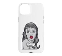 Not Today Cupid Anti Valentin's Day Vintage Pop Art Girl Coque pour iPhone 15 Plus