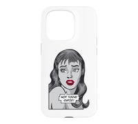 Not Today Cupid Anti Valentin's Day Vintage Pop Art Girl Coque pour iPhone 15 Pro