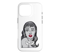 Not Today Cupid Anti Valentin's Day Vintage Pop Art Girl Coque pour iPhone 16 Pro