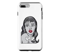 Not Today Cupid Anti Valentin's Day Vintage Pop Art Girl Coque pour iPhone 7 Plus/8 Plus