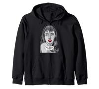 Not Today Cupid Anti Valentin's Day Vintage Pop Art Girl Sweat à Capuche