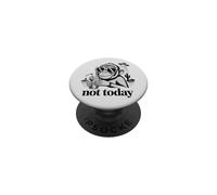 Not Today Funny Retro Monkey UFO Desert Vintage Humour PopSockets PopGrip Adhésif