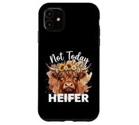 Not Today Heifer Hay Girl Cattle Cow Lover Coque pour iPhone 11