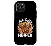 Not Today Heifer Hay Girl Cattle Cow Lover Coque pour iPhone 11 Pro