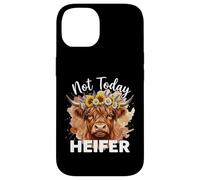Not Today Heifer Hay Girl Cattle Cow Lover Coque pour iPhone 14