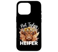 Not Today Heifer Hay Girl Cattle Cow Lover Coque pour iPhone 16 Pro