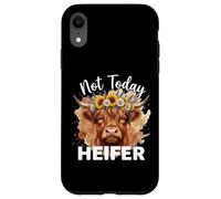 Not Today Heifer Hay Girl Cattle Cow Lover Coque pour iPhone XR