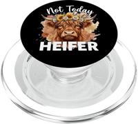 Not Today Heifer Hay Girl Cattle Cow Lover PopSockets PopGrip pour MagSafe