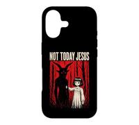 Not Today Jesus Occult Horror Graphic Halloween Witchcraft Coque pour iPhone 17