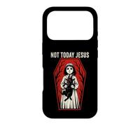 Not Today Jesus Occult Horror Graphic Halloween Witchcraft Coque pour iPhone 17 Pro