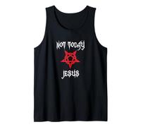 Not Today Jésus - Pentagramme athée chrétien satanique Débardeur