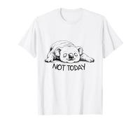 Not Today Koala Funny Lazy Animal Lover and Sleeping T-Shirt