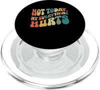 Not Today My Everything Hurts Fibro Fibromyalgie Sensibilisation à la fibromyalgie PopSockets PopGrip pour MagSafe