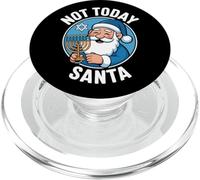 Not Today Santa Humour juif pour Hanoucca PopSockets PopGrip pour MagSafe