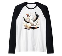 Not Very Data Driven Goose Data Analyst Pun Manche Raglan