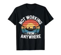 Not Working from Anywhere Voyageur de Voyage |- T-Shirt Graphique avec Valeur