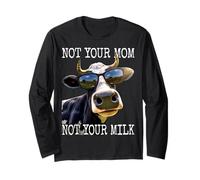 Not Your Mom Not Your Milk Mom Vegan Végétarien Végétalien Manche Longue